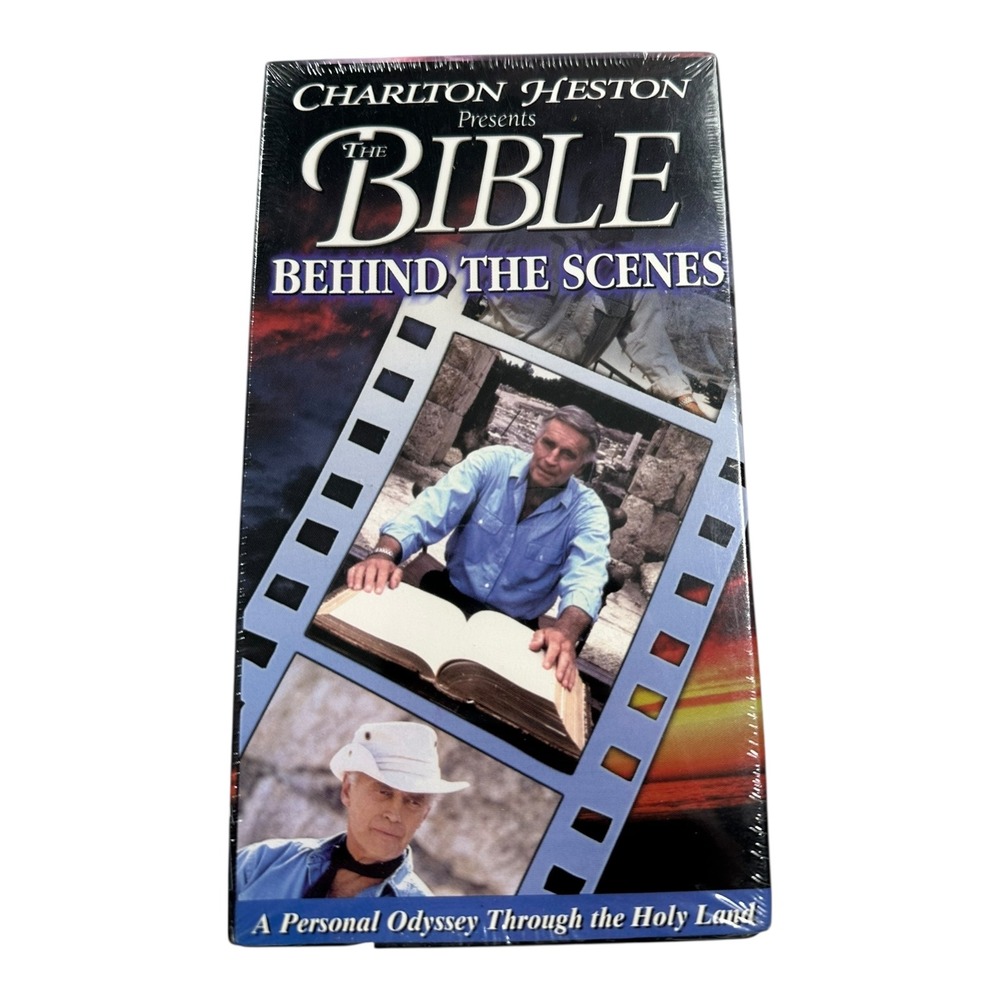 Charlton‎ Heston Presents The Bible Behind The Scenes VHS Documentary